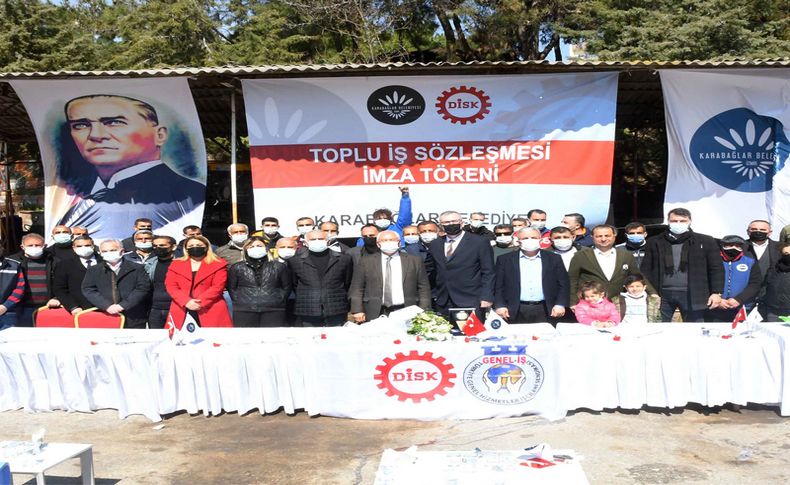 Karabağlar’da toplu sözleşme sevinci