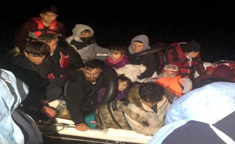 18 kaçak göçmen kurtarıldı