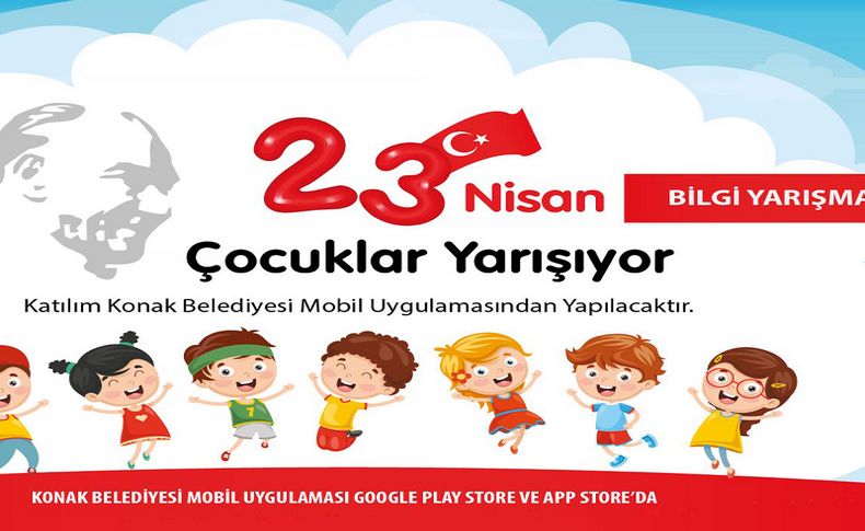 Konak 23 Nisan’ı eğlenceli mini bilgi yarışmasıyla kutluyor