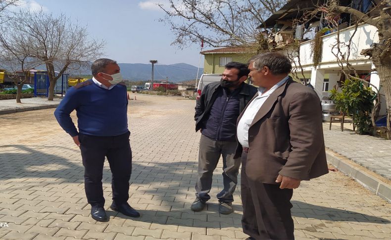 Beydağ'da kırsal mahallelere kilit parke taşı döşeniyor