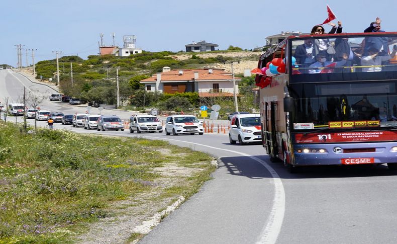 Çeşme’de 23 Nisan coşkusu