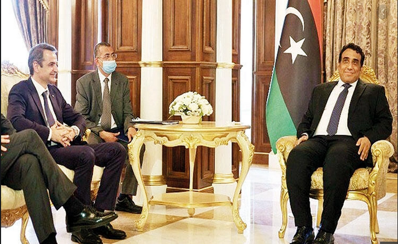 Eski sefir Libya başkanı olunca Miçotakis, kovduğu elçinin ayağına gitti