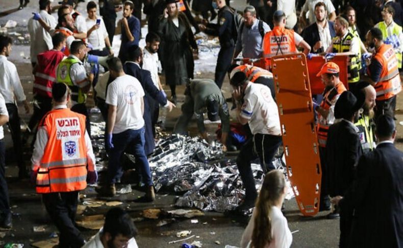 İsrail'de bayram kutlamalarında facia: Çok sayıda ölü var