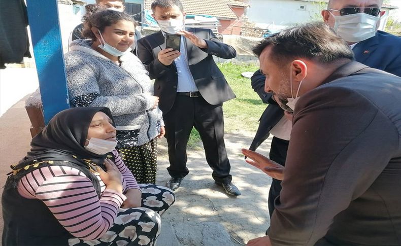 AK Partili Bekle, intihar eden piyade er Sarmaşık'ın ailesini ziyaret etti