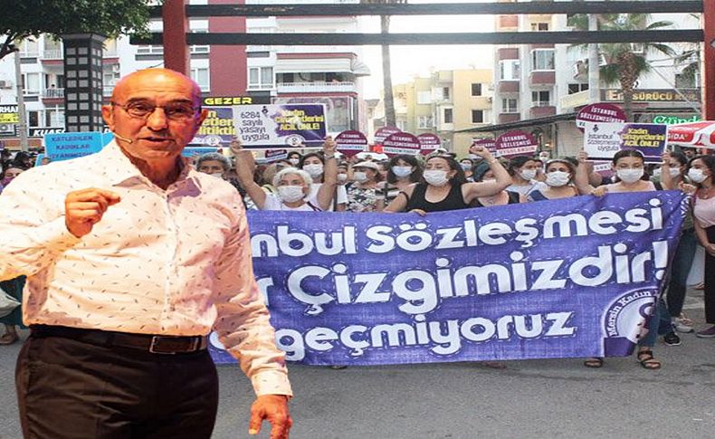 Başkan Soyer’den kadınlara İstanbul Sözleşmesi sözü