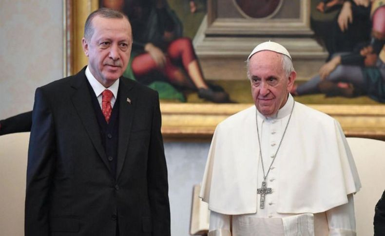 Cumhurbaşkanı Erdoğan Papa ile görüştü!