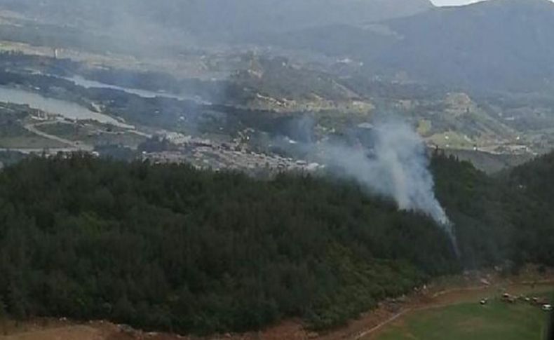 İzmir'de çıkan orman yangını kontrol altına alındı