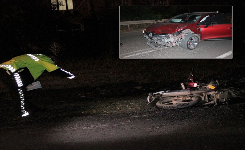 İzmir'de otomobille motosiklet çarpıştı: 1 ağır yaralı