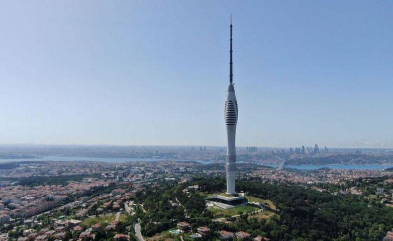 Tam 587 metre! Avrupa'nın en yükseği: Çamlıca Kulesi!