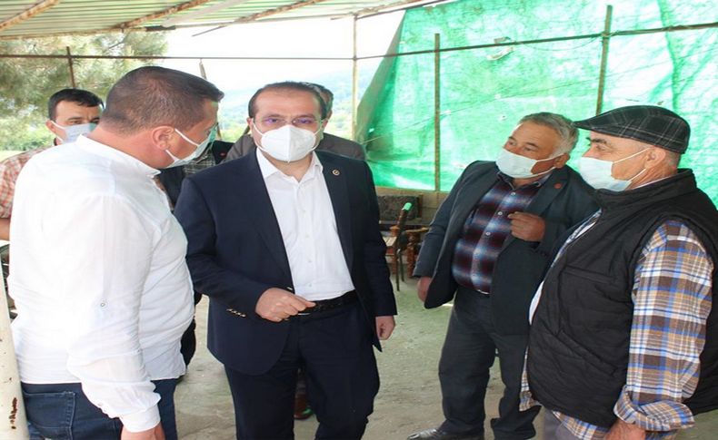 AK Parti İzmir Milletvekili Kırkpınar, Ödemiş'te çiftçilerle buluştu
