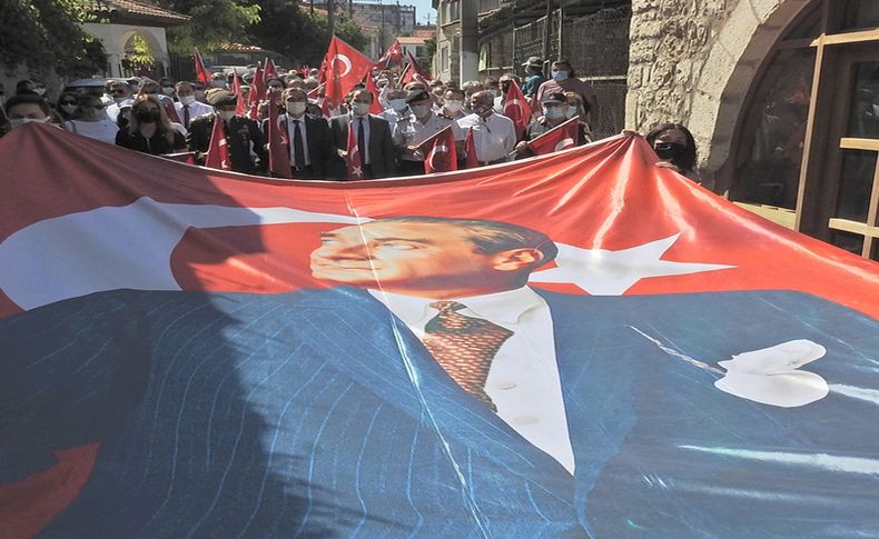 Atatürk'ün Urla'ya gelişinin 95. yıl dönümü kutlandı