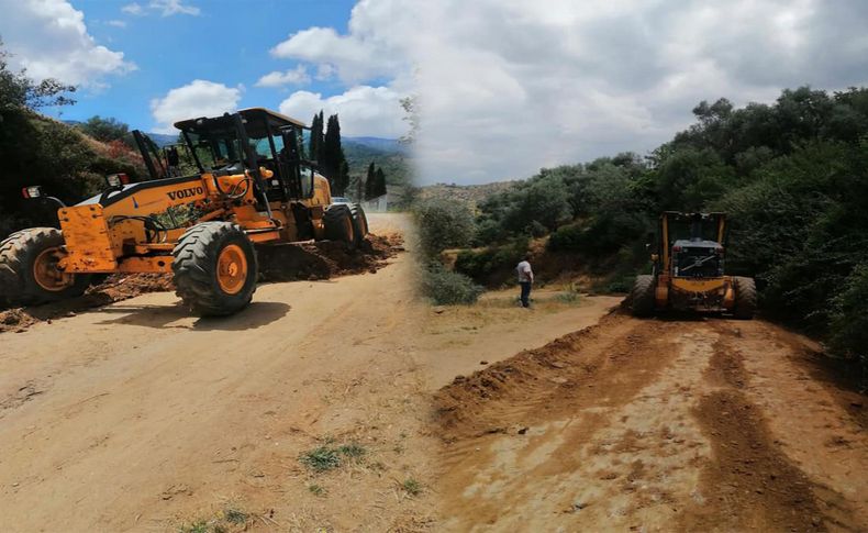 Beydağ Belediyesi üretim yollarını düzenliyor