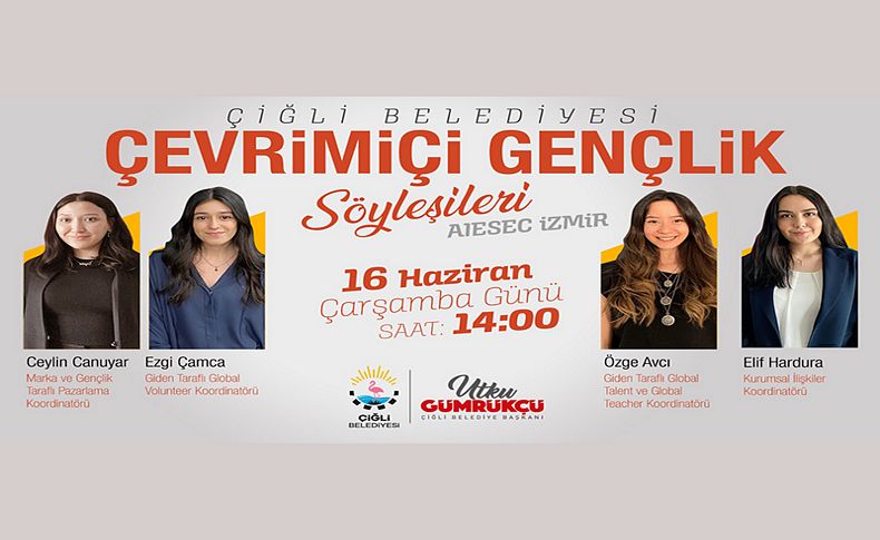 Çiğli’de gençlik söyleşileri başlıyor