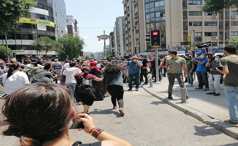 Kadınların ‘Deniz Poyraz’ eylemine polisten gazlı müdahale