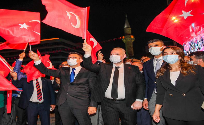 15 Temmuz şehitleri Menemen’de anıldı