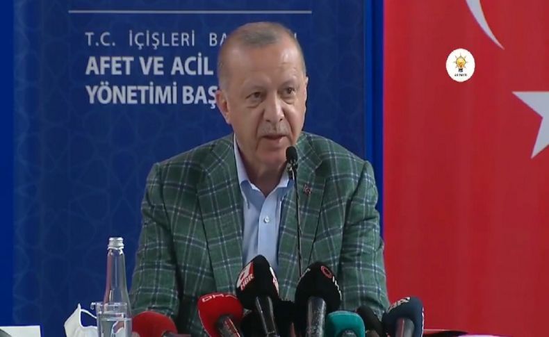 Erdoğan: Yanan alanlar başka amaçla kullanılamaz