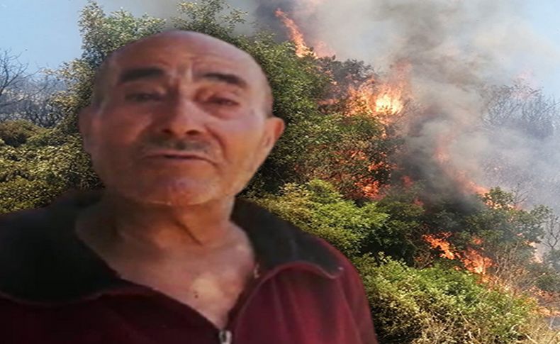 İzmir'deki yangında korku dolu anlar