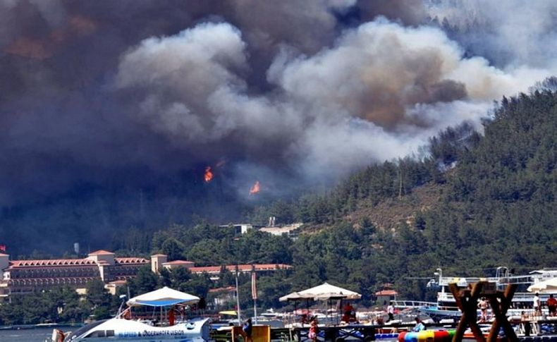 Marmaris’te orman yangını: 1 kişi hayatını kaybetti