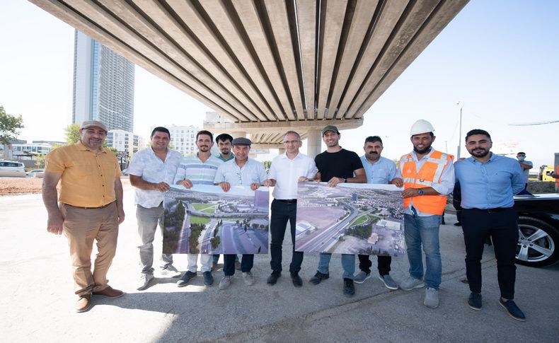 Soyer dev projeyi inceledi; İzmir trafiği nefes alacak