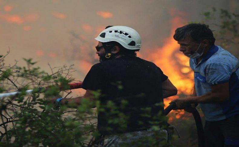 Aliağa Belediyesi ekipleri, Marmaris'te görevde