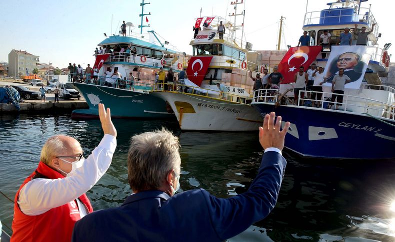 Balıkçılık sektörünün beklediği gün geldi! Av sezonu törenle açıldı