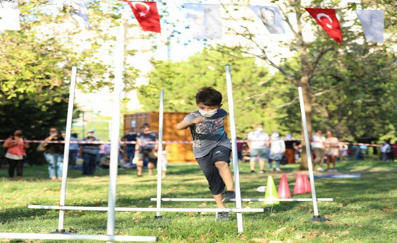 Bayraklı’da çocuklar spora doyamadı