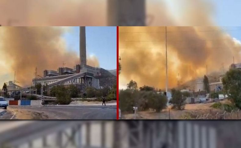 Belediye başkanından çağrı: Alevler termik santrale yaklaştı
