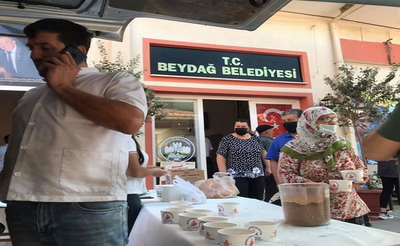 Beydağ Belediyesi'nden aşure ikramı