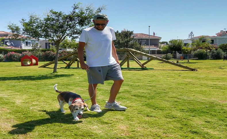 Çeşme’de köpeklere özel ‘Pati Park’