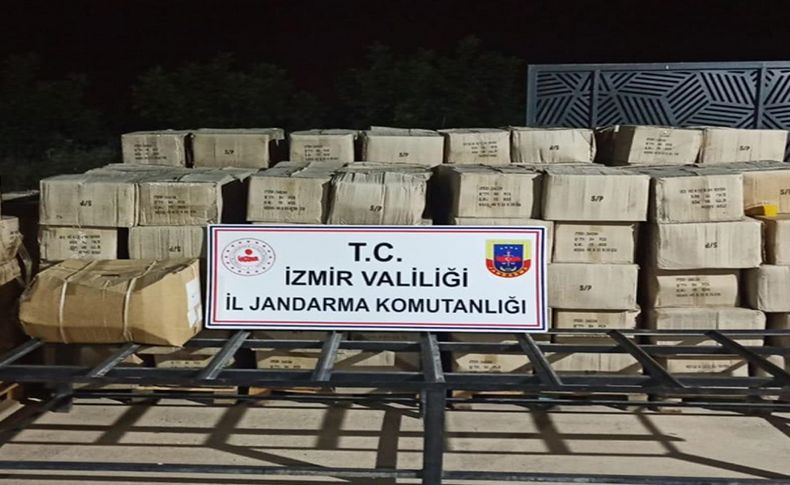 Dikili'de kaçakçılık operasyonu: 984 litre parfüm ele geçirildi