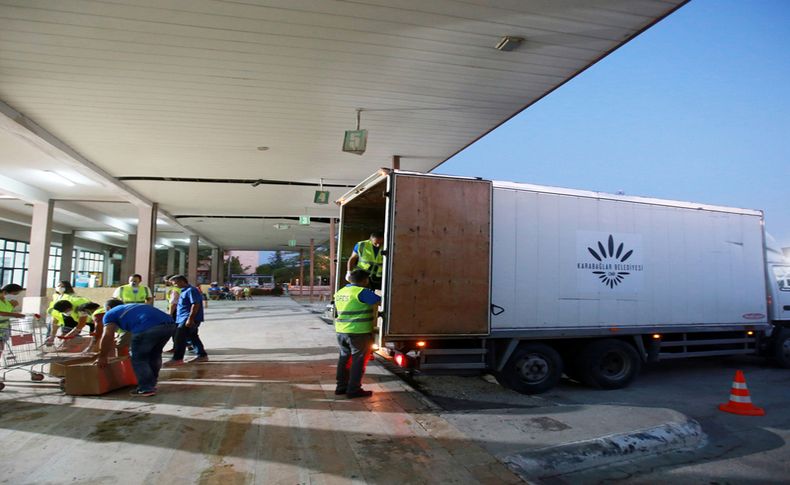 Karabağlar Belediyesi'nden Muğla'ya destek