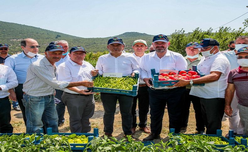 Menemen'de tarla günü mutluluğu