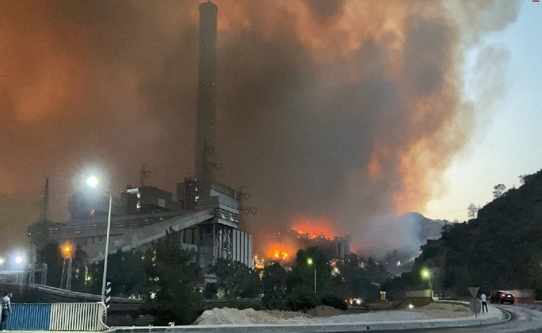 Milas yangını sürüyor! Termik santralde patlamalar yaşandı