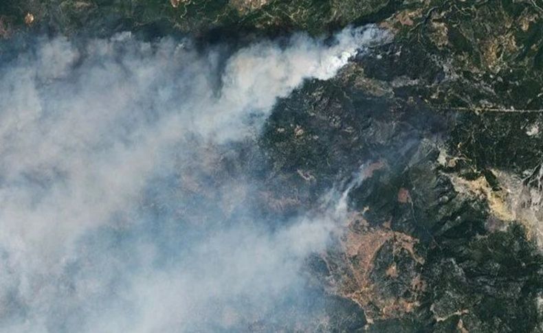 NASA yangınlara ilişkin uydu görüntülerini paylaştı