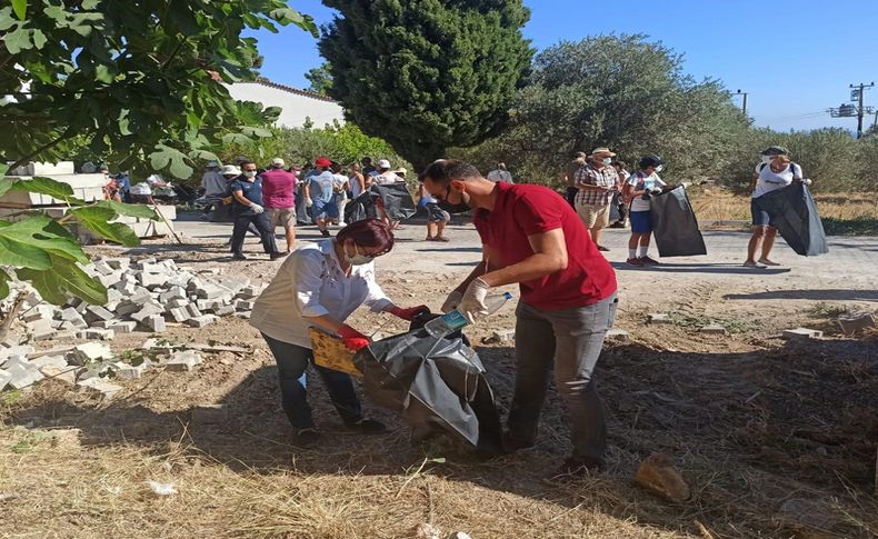 Orman yangınları için Karaburun Belediyesi ve STK’lar iş birliğinde