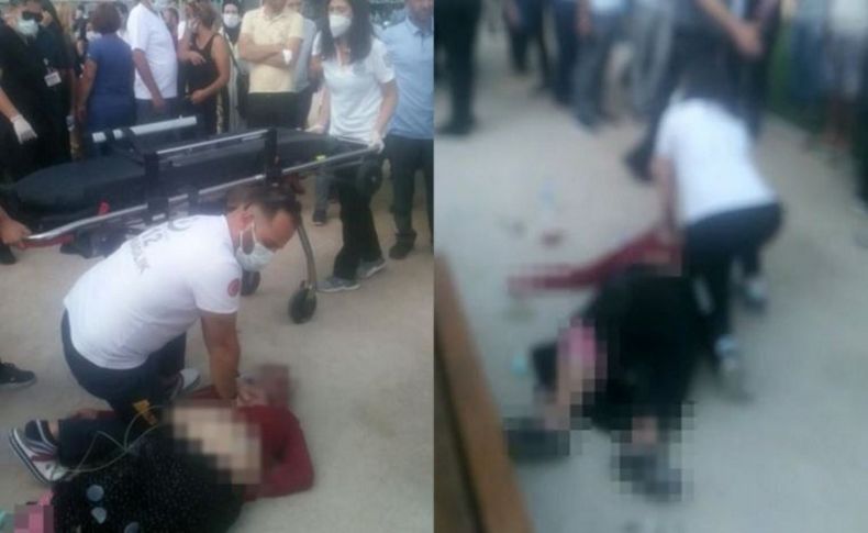 Poliklinik önünde ambulans bekleyen yaralı kadın öldü