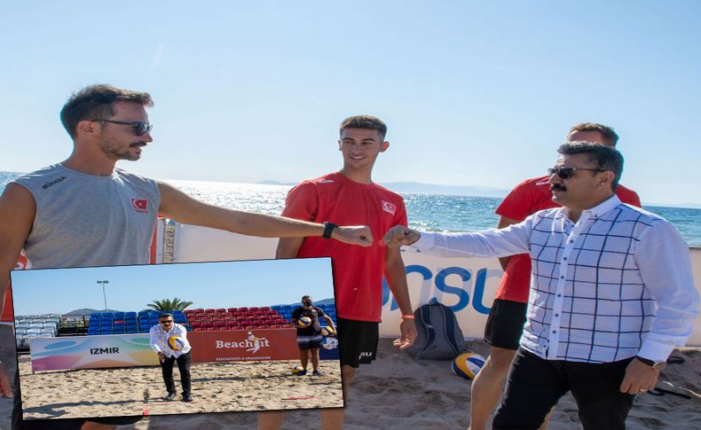 Dikili'de plaj voleybolu heyecanı yaşanacak