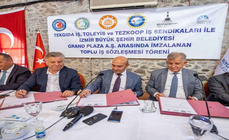 Grand Plaza'da TİS sevinci: Daha güzel bir Türkiye'yi birlikte yaratacağız