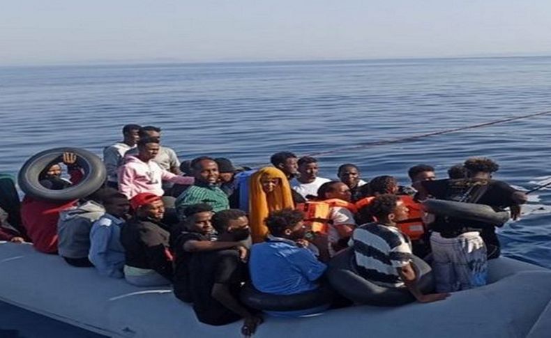 İzmir'de 166 düzensiz göçmen kurtarıldı
