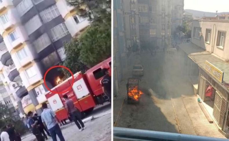 İzmir'de Suriyelilere ait ev ve araçlar yakıldı
