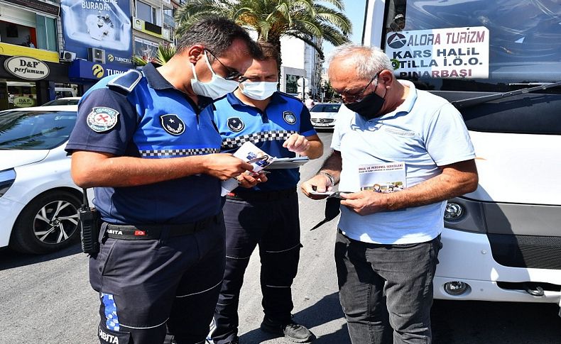 İzmir zabıtasından öğrenci servislerine sıkı denetim