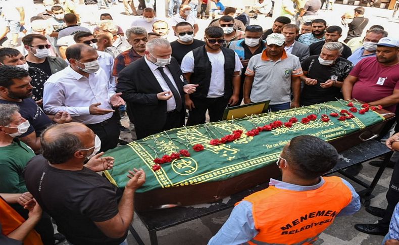 Menemen Belediyesi'nin acı günü: Tümenci uğurlandı