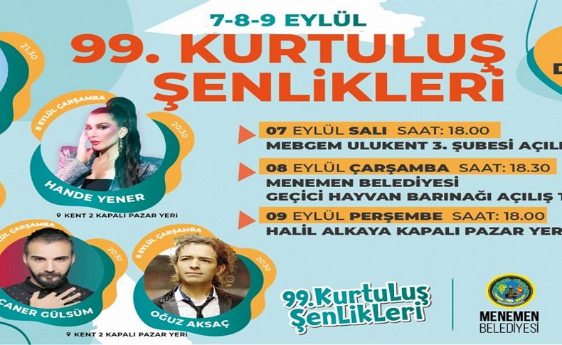 Menemen'de kurtuluş günü coşkusu katlanacak