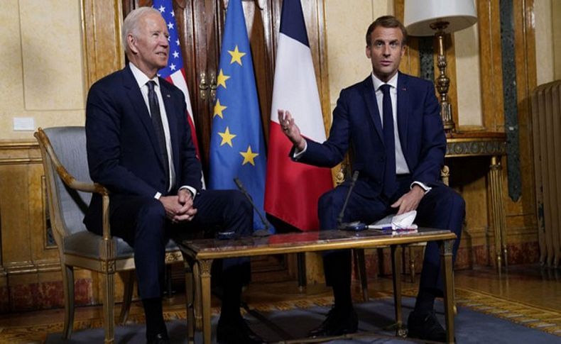 Biden ile Macron G20'de büyük krizi konuştu