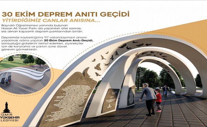 Büyükşehir'den 117 can anısına 30 Ekim anıtı