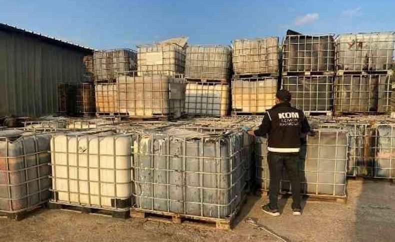 İzmir'de 109 bin 500 litre kaçak akaryakıt ele geçirildi