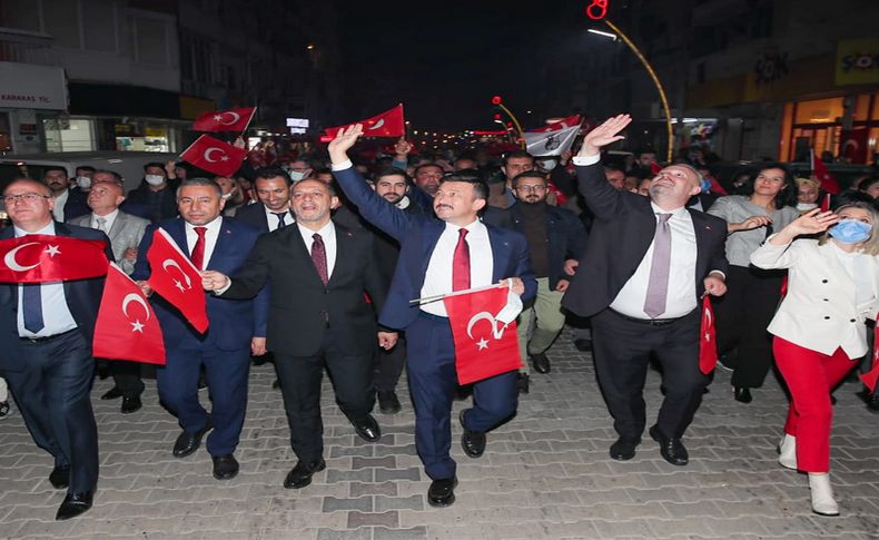 Menemen'de Cumhuriyet coşkusu