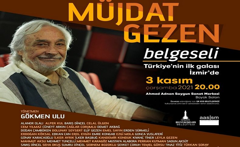 Müjdat Gezen belgeselinin ilk gösterimi İzmir’de