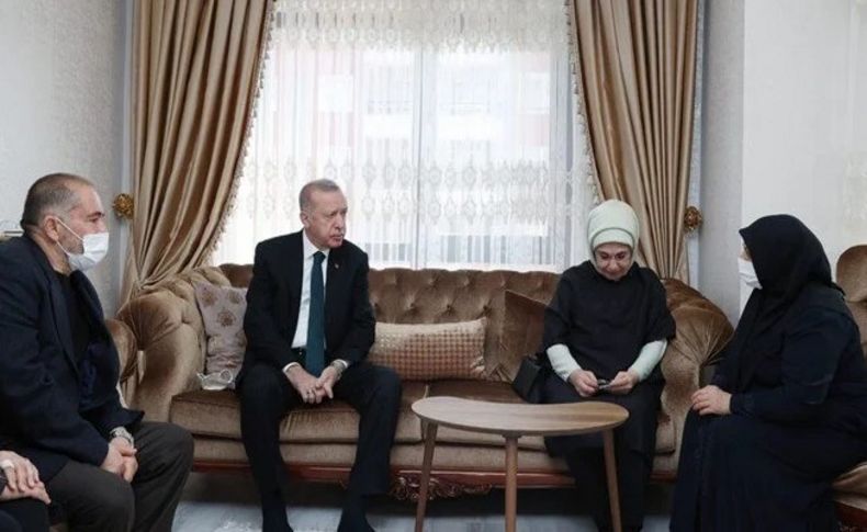 Erdoğan'dan Başak Cengiz'in ailesine ziyaret