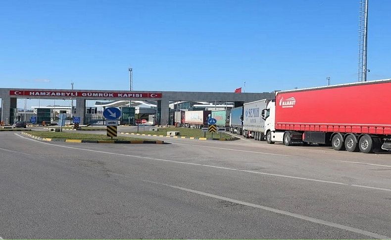 Bulgaristan sınırında 35 kilometrelik ihracat kuyruğu